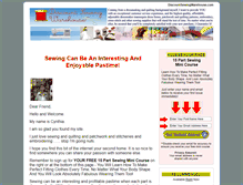 Tablet Screenshot of discountsewingwarehouse.com